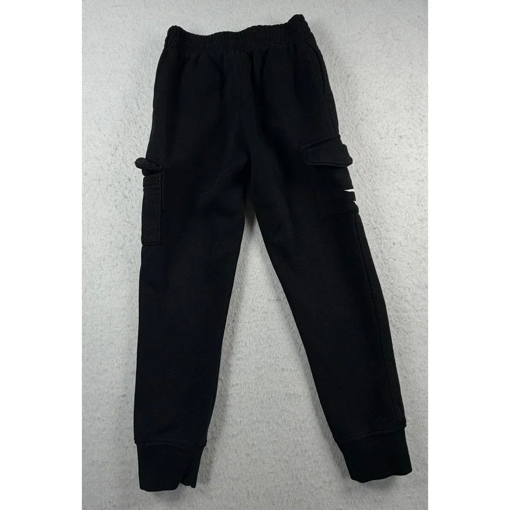 Nike Boys Black Cargo Utility Jogger Sweatpants Size Small 8/10
